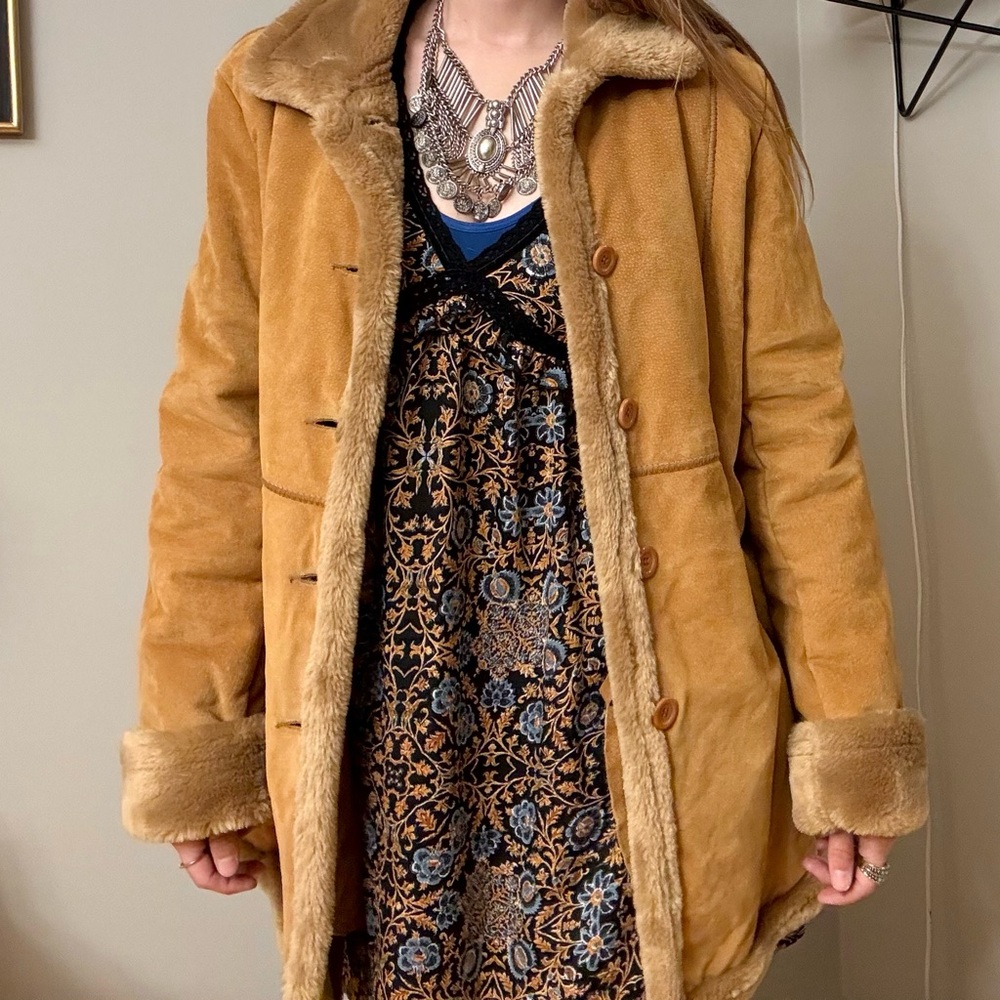 Marvin Richards Women’s Size Medium Vintage Leather Coat